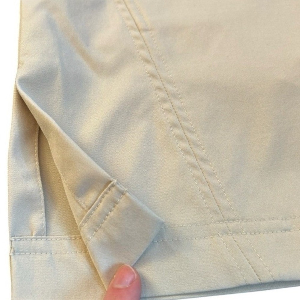Callaway Pleated Golf Skort 10 Beige Sporty Tennis Pickleball Zip Pockets Preppy - Picture 5 of 11